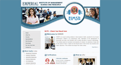 Desktop Screenshot of eimsrindia.com