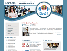 Tablet Screenshot of eimsrindia.com